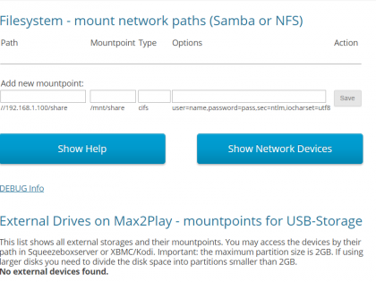 Plugin Filesystem/Mount