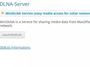 Plugin DLNA Server