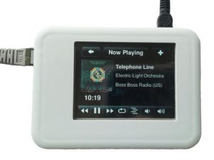Raspberry Pi mit Touchscreen zum Steuern des Squeezebox Servers