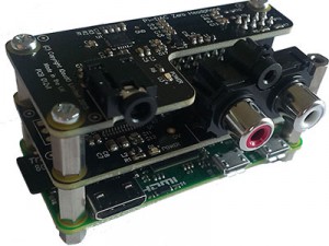 Raspberry Pi Zero with IQAudIO DAC