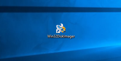 Start Win32 Disk Imager