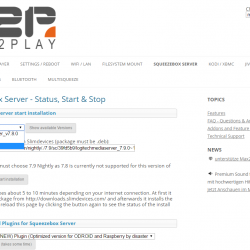 squeezebox server installation