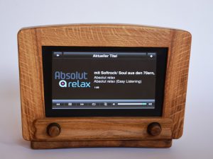 Micha65’s selbst gebautes Retro Holzradio mit Raspberry Pi und Squeezebox Server