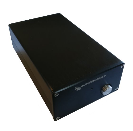 Audiophonics Linear Regulated Power Supply front view.