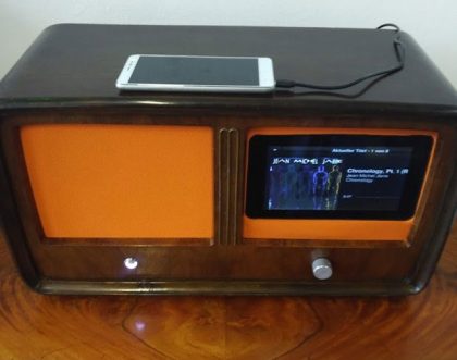 Antikes Radiogehäuse in neuem Glanz mit Max2Play und HiFiBerry